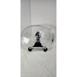 Pyrex DC1.5C A 1.5 C Oval Replacement Glass Lid Chipped